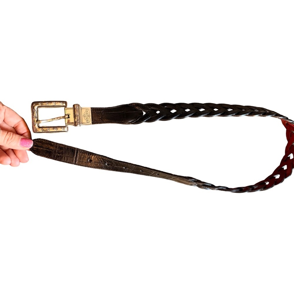 Vintage Brighton Reversible Belt – Black to Red - Picture 3 of 16